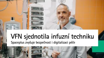 Doc. Bláha z VFN o sjednocení infuzní techniky Spaceplus a zvýšení bezpečnosti pacientů