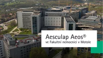 Aesculap Aeos ve Fakultní nemocnici v Motole