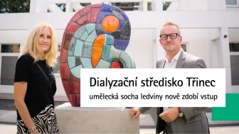 Supermoderní dialyzační středisko a nové umělecké dílo v Třinci