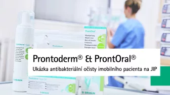 Prontoderm® a ProntOral®: Ukázka antibakteriální očisty imobilního pacienta na JIP