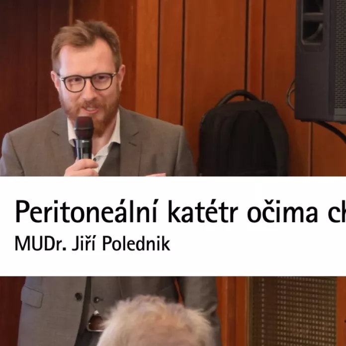 Peritoneální katétr očima chirurga | MUDr. Jiří Polednik