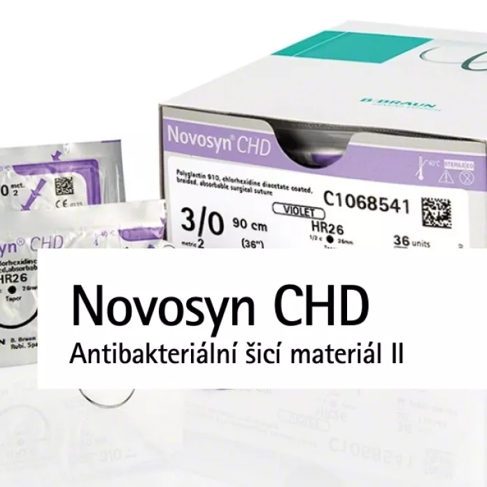 Novosyn CHD antibakteriální šicí materiál II