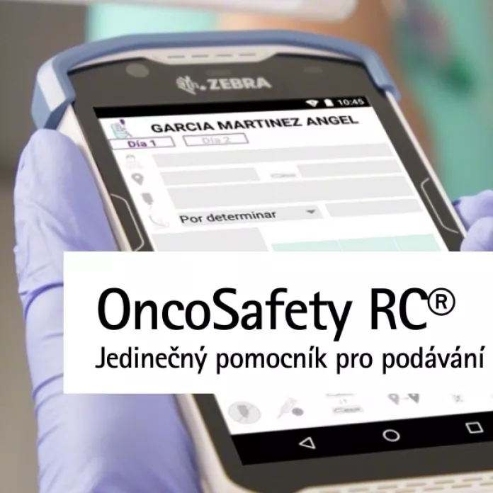 OncoSafety Remote Control®pomocník pro podávání cytostatik