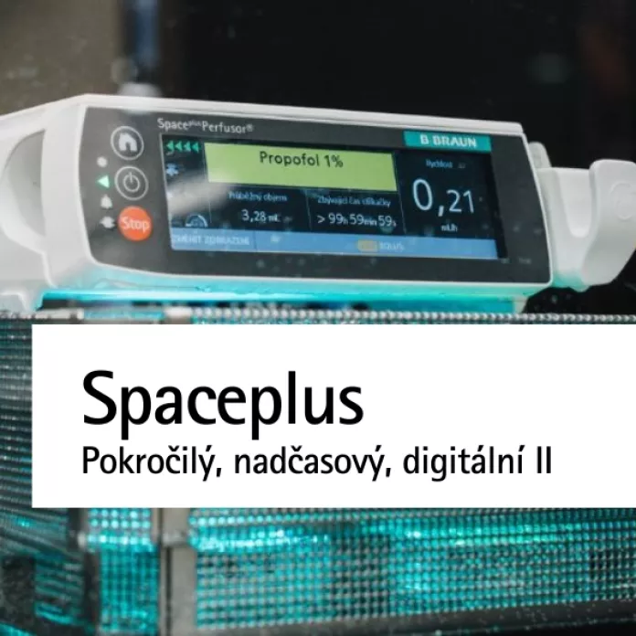 Spaceplus infuzní technika pokročilá, nadčasová, digitální 