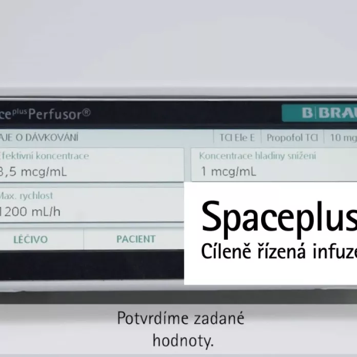 Spaceplus - cíleně řízená infuze TCI (Target Controll Infusion)