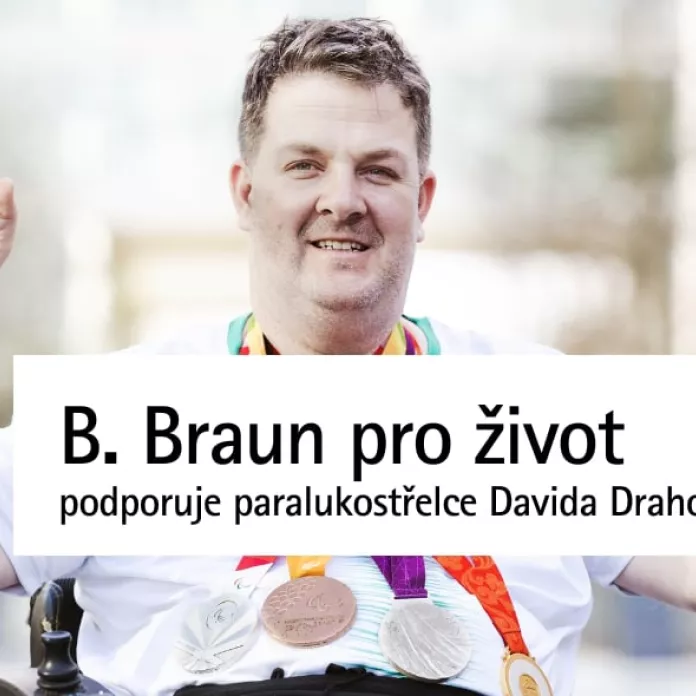 B. Braun pro život podporuje paralukostřelce Davida Drahonínského