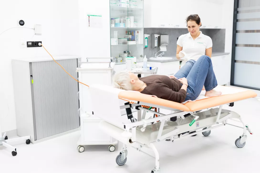 Pacientka v odborné ambulanci Olomouc