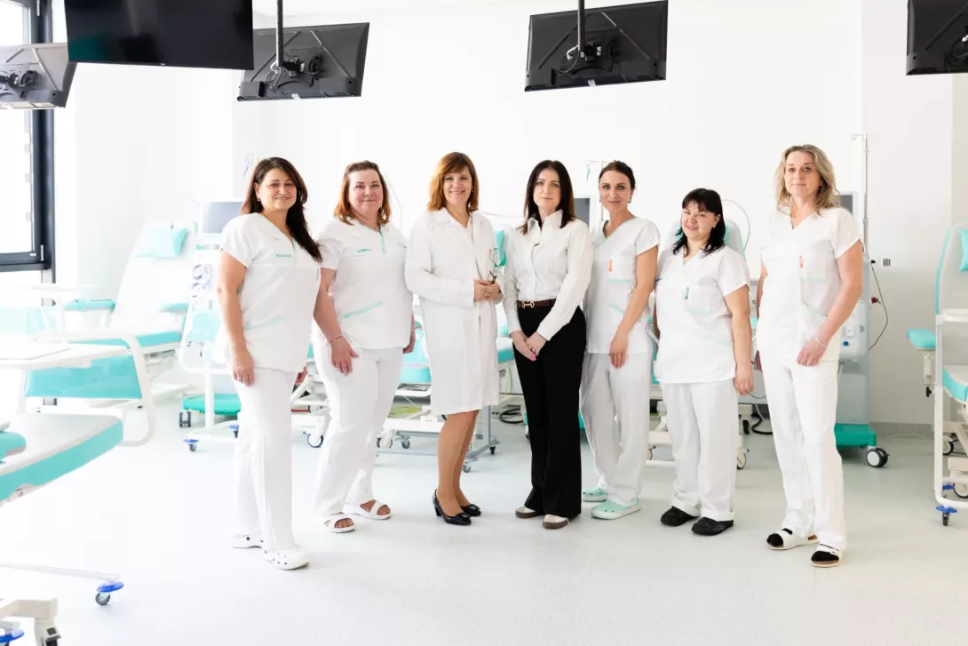 Tým nově otevřeného Dialyzačního střediska B. Braun Avitum v Olomouci