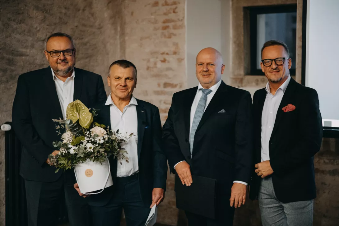 Zleva: Ing. Petr Macoun, Ph.D., MUDr. Petr Gorun, MUDr. Vladimír Vojanec, MUDr. Martin Kuncek