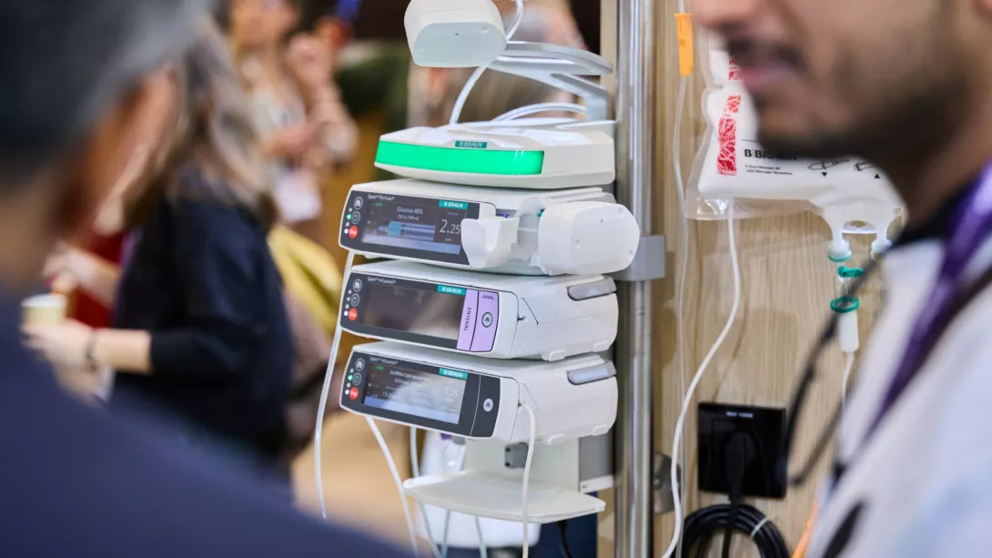 Na kongresu ESPEN 2025 nemohl chybět Spaceplus - Automatické infuzní pumpy