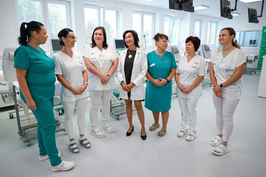 Priestory zrekonštruovaného dialyzačného strediska B. Braun Avitum v Dolnom Kubíne