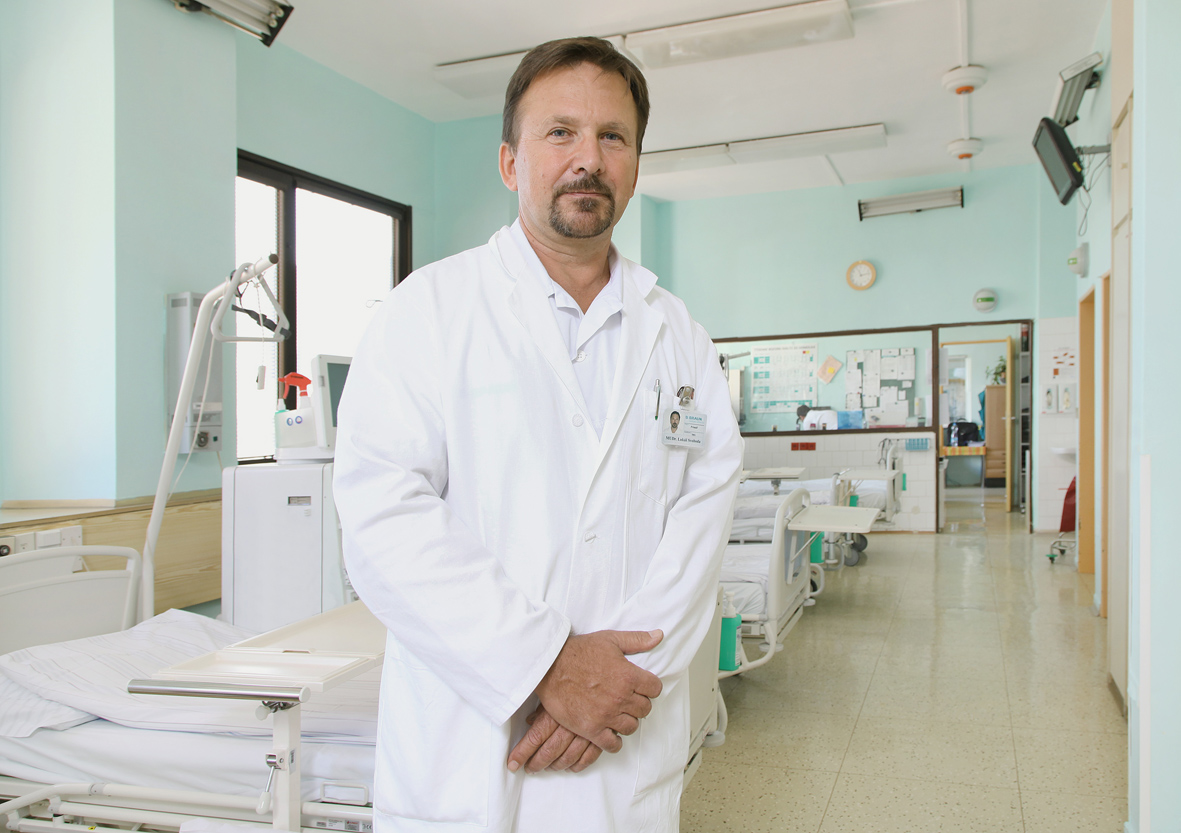 MUDr. Lukáš Svoboda, vedoucí lékař dialyzačního střediska B. Braun Avitum Homolka